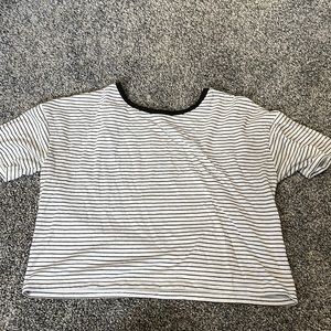 Stripped crop top, size medium